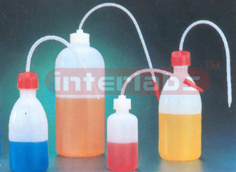 BOTTLES, WASH, POLYETHYLENE